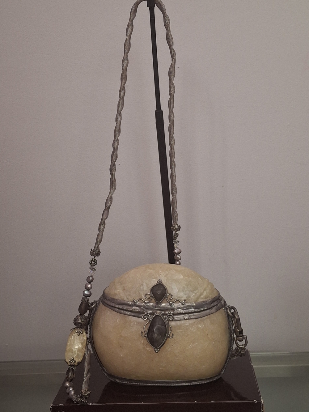 Maya Evangelista Vintage Artisan Resin handbag
